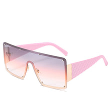 Load image into Gallery viewer, Oversized Square One Piece Gradient Sunglasses Women 2023 Desinger Blue Pink Big Y2k Windproof Sunglasses  Brand
