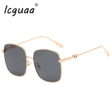 Carica l&#39;immagine nel visualizzatore di Gallery, Occhiali da sole ottici quadrati oversize Montatura leggera anti-blu Donna Uomo Occhiali da computer trasparenti Occhiali da sole bloccanti