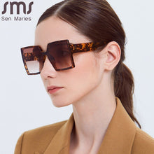 Load image into Gallery viewer, Oversized Square Sun Glasses  Brand Designer Rectangle Sunglasses Men Women Vintage Retro Oculos Lunette De Soleil Femme