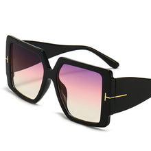 Load image into Gallery viewer, Oversized Square Sun Glasses Women 2023 Leopard Gradient Shades Glasses Gafas De Sol Hombre Sunglasses Gafas De Sol Hombre