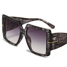 Load image into Gallery viewer, Oversized Square Sun Glasses Women 2023 Leopard Gradient Shades Glasses Gafas De Sol Hombre Sunglasses Gafas De Sol Hombre