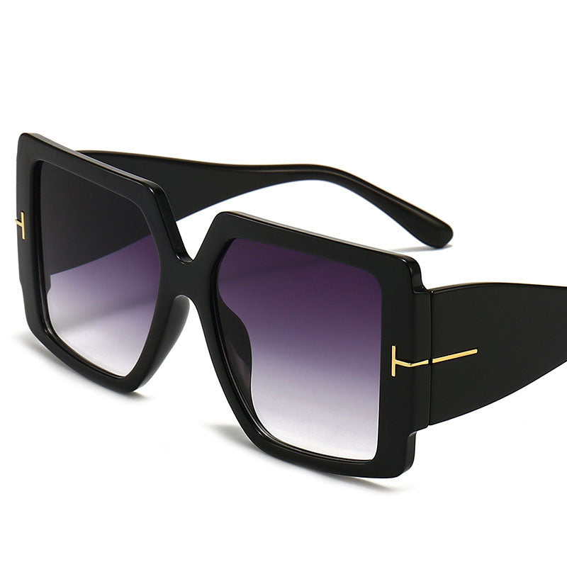 Oversized Square Sun Glasses Women 2023 Leopard Gradient Shades Glasses Gafas De Sol Hombre Sunglasses Gafas De Sol Hombre