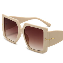 Load image into Gallery viewer, Oversized Square Sun Glasses Women 2023 Leopard Gradient Shades Glasses Gafas De Sol Hombre Sunglasses Gafas De Sol Hombre