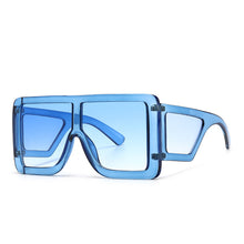 Load image into Gallery viewer, Oversized Square Sun Glasses Women  Brand Desinger Blue Black Purple Shades 2023 Sunglasses For Women Gafas De Sol Mujer
