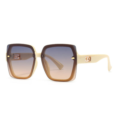 Oversized Square Sunglasses 2023  Brand Designer Retro Big Frame Sun Glasses Vintage Shades for Women