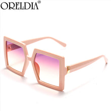 Load image into Gallery viewer, Oversized Square Sunglasses 2023 Vintage Women Men Classic Sun Glasses Gradient Lens Shades Eyewear Lady Retro Eyeglasses UV400