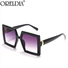 Load image into Gallery viewer, Oversized Square Sunglasses 2023 Vintage Women Men Classic Sun Glasses Gradient Lens Shades Eyewear Lady Retro Eyeglasses UV400