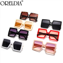Load image into Gallery viewer, Oversized Square Sunglasses 2023 Vintage Women Men Classic Sun Glasses Gradient Lens Shades Eyewear Lady Retro Eyeglasses UV400