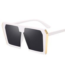 Load image into Gallery viewer, Oversized Square Sunglasses Women Metal Gradient Sun glasses  Lady Sunglass Eyewear UV400 Shades gafas de sol