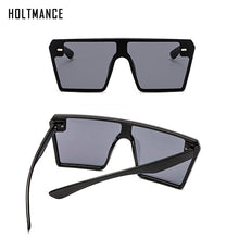 Load image into Gallery viewer, Oversized Square Sunglasses For Women Men 2023 Brand Designer Glasses Women Large Frame Silver Mirror Sunglasses Female