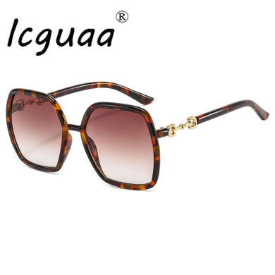 Occhiali da sole quadrati oversize Occhiali da sole con montatura da vista irregolare Occhiali da guida da uomo firmati da donna all'aperto темные очки