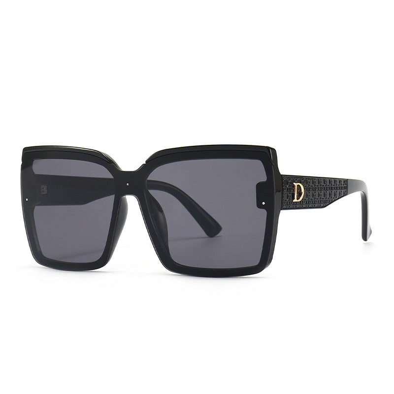 Oversized Square Sunglasses Men Women 2023  Designer Large Frame Sun Glasses Brand Shades Retro Eyewear