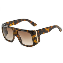Load image into Gallery viewer, Oversized Square Sunglasses T Letter Retro MODEL Steam Punk Sunglasses очки солнечные женские очки oculos de sol feminino