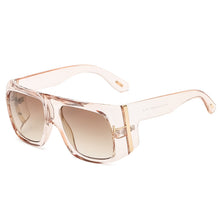 Load image into Gallery viewer, Oversized Square Sunglasses T Letter Retro MODEL Steam Punk Sunglasses очки солнечные женские очки oculos de sol feminino