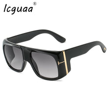 Load image into Gallery viewer, Oversized Square Sunglasses T Letter Retro MODEL Steam Punk Sunglasses очки солнечные женские очки oculos de sol feminino