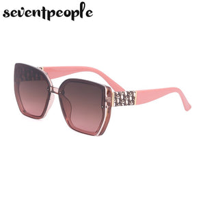 Oversized Square Sunglasses Women 2023  Brand Designer Large Frame Sun Glasses For Men Trendy Gafas De Sol Mujer
