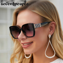 Load image into Gallery viewer, Oversized Square Sunglasses Women 2023  Brand Designer Large Frame Sun Glasses For Men Trendy Gafas De Sol Mujer