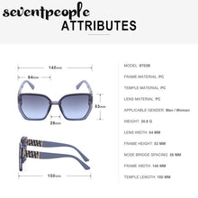 Load image into Gallery viewer, Oversized Square Sunglasses Women 2023  Brand Designer Large Frame Sun Glasses For Men Trendy Gafas De Sol Mujer