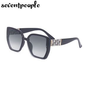 Oversized Square Sunglasses Women 2023  Brand Designer Large Frame Sun Glasses For Men Trendy Gafas De Sol Mujer
