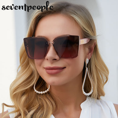 Oversized Square Sunglasses Women 2022  Brand  Large Frame Rectangle Sun Glasses For Men Trendy Солнцезащитные Очки