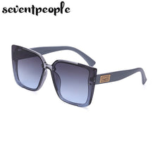 Carica l&#39;immagine nel visualizzatore di Gallery, Oversized Square Sunglasses Women 2022  Brand  Large Frame Rectangle Sun Glasses For Men Trendy Солнцезащитные Очки