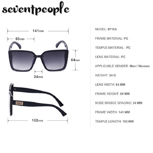 Oversized Square Sunglasses Women 2022  Brand  Large Frame Rectangle Sun Glasses For Men Trendy Солнцезащитные Очки