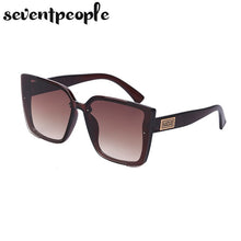 Carica l&#39;immagine nel visualizzatore di Gallery, Oversized Square Sunglasses Women 2022  Brand  Large Frame Rectangle Sun Glasses For Men Trendy Солнцезащитные Очки