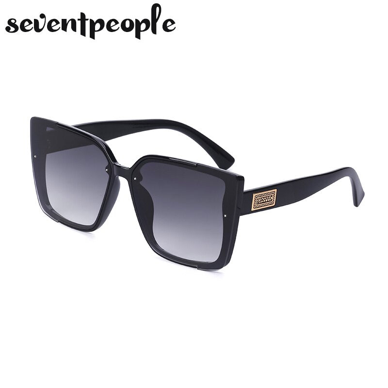 Oversized Square Sunglasses Women 2022  Brand  Large Frame Rectangle Sun Glasses For Men Trendy Солнцезащитные Очки