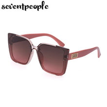 Carica l&#39;immagine nel visualizzatore di Gallery, Oversized Square Sunglasses Women 2022  Brand  Large Frame Rectangle Sun Glasses For Men Trendy Солнцезащитные Очки