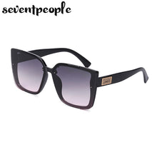 Carica l&#39;immagine nel visualizzatore di Gallery, Oversized Square Sunglasses Women 2022  Brand  Large Frame Rectangle Sun Glasses For Men Trendy Солнцезащитные Очки