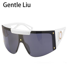 Load image into Gallery viewer, Oversized Square Sunglasses Women 2023 Retro One-Piece Sun Glasses Ladies  Brand Big Frame Eyeglasses Shades UV400
