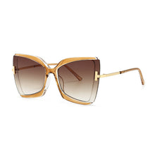 Load image into Gallery viewer, Oversized Square Sunglasses Women Luxulry Brand Designer Retro Glasses Frame For Men Gradient Eyewear UV400 Shades