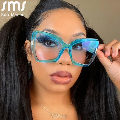 Oversized Square Sunglasses Women Luxulry Brand Designer Retro Glasses Frame For Men Gradient Eyewear UV400 Shades