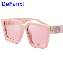 Carica l&#39;immagine nel visualizzatore di Gallery, Oversized Square Sunglasses Women Men Pink Green Shades Designer  Eyewear  Glasses Oculos Gafas