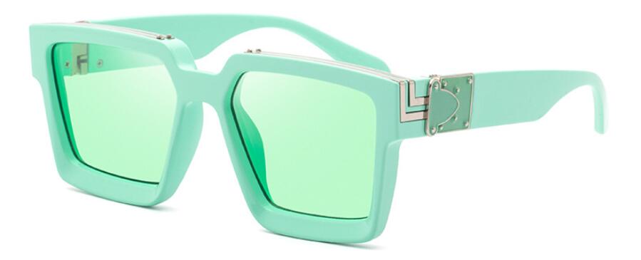 Oversized Square Sunglasses Women Men Pink Green Shades Designer  Eyewear  Glasses Oculos Gafas