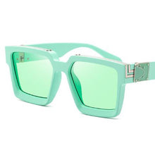 Carica l&#39;immagine nel visualizzatore di Gallery, Oversized Square Sunglasses Women Men Pink Green Shades Designer  Eyewear  Glasses Oculos Gafas