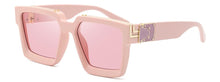 Carica l&#39;immagine nel visualizzatore di Gallery, Oversized Square Sunglasses Women Men Pink Green Shades Designer  Eyewear  Glasses Oculos Gafas