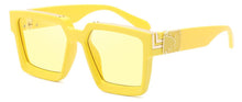 Carica l&#39;immagine nel visualizzatore di Gallery, Oversized Square Sunglasses Women Men Pink Green Shades Designer  Eyewear  Glasses Oculos Gafas