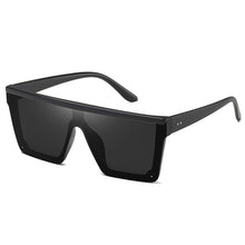 Load image into Gallery viewer, Oversized Square Sunglasses for Women Men Siamese Lens Style Flat Top Shield Shades