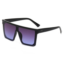 Load image into Gallery viewer, Oversized Square Sunglasses for Women Men Siamese Lens Style Flat Top Shield Shades