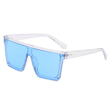 Load image into Gallery viewer, Oversized Square Sunglasses for Women Men Siamese Lens Style Flat Top Shield Shades