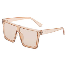 Load image into Gallery viewer, Oversized Square Sunglasses for Women Men Siamese Lens Style Flat Top Shield Shades