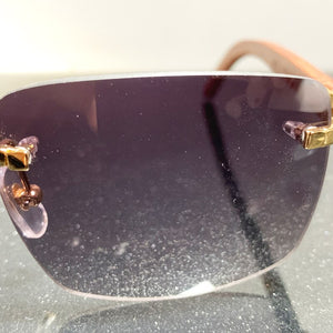Oversized Sunglass Big Square Wood Sunglasses Men Rimless Carter Sun Glasses Buffalo Horn Designer Retro Sunglass Gafas De Sol