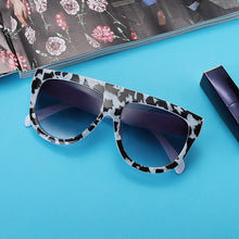 Load image into Gallery viewer, Oversized Sunglasses Women Men 2023 Unique Cow Colorful Retro Square Sunglasses Female One piece Flat Top Eyewear Shades UV400