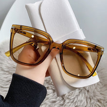 Load image into Gallery viewer, Oversized Sunglasses Women Men 2023 Large Vintage Square Hip Hop Designer Sun Glasses Sunshade lentes de sol mujer