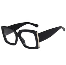 Load image into Gallery viewer, Oversized Sunglasses Women Men Vintage Wide legs Square Sun Glasses camouflage Leopard Black Eyeglasses UV400