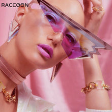 Load image into Gallery viewer, Oversized Triangle Frameless Juicy Y2K Sunglasses Women Vintage Rimless Eyewear Female Men Shades Unique Exaggerate Sun Glasses