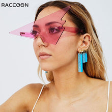 Load image into Gallery viewer, Oversized Triangle Frameless Juicy Y2K Sunglasses Women Vintage Rimless Eyewear Female Men Shades Unique Exaggerate Sun Glasses