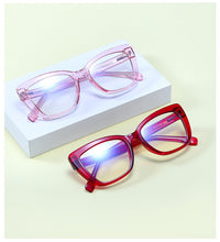 Carica l&#39;immagine nel visualizzatore di Gallery, Oversized Women Cat Eye Glasses Frame Brand Designer Men Clear Lens Eyeglasses Eyewear Computer Glasses Frame For Women