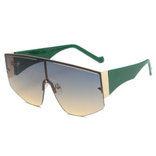 Load image into Gallery viewer, Oversized Women Gradient Sunglasses 2023 Rimless Metal Female Shades Glasses Lady  Brand Designer Eyewear UV400